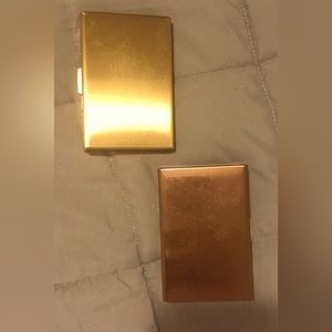Gold and Rose Gold credit card, license, and other card PROTECTORS